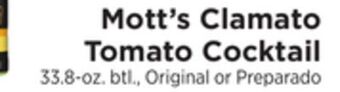 ShopRite Clamato tomato cocktail offer