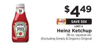 ShopRite Ketchup offer
