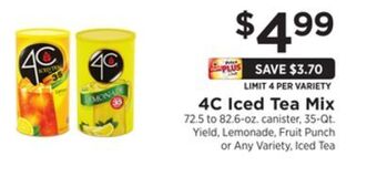 ShopRite Iced tea mix offer