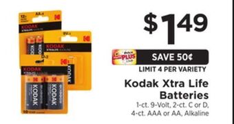 ShopRite Xtra life batteries offer
