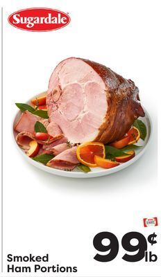 Weis Markets Sugardale smoked ham portions offer