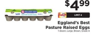 ShopRite Pasture raised eggs offer