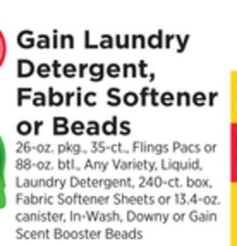 ShopRite Laundry detergent, fabric softener or beads offer