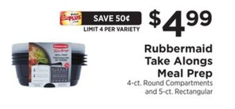 ShopRite Take alongs meal prep offer