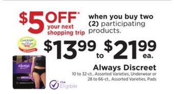 ShopRite Discreet offer
