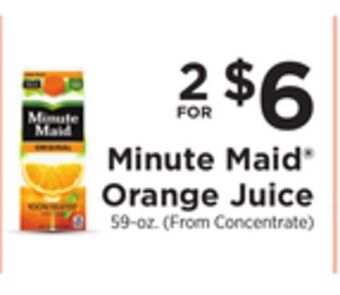 ShopRite Orange juice offer