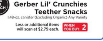 ShopRite Crunchies teether snacks offer