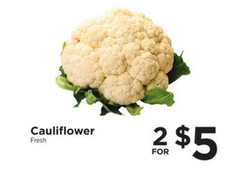 ShopRite Cauliflower offer