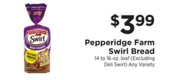 ShopRite Swirl bread offer