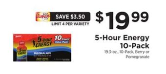 ShopRite 5-hour energy 10-pack offer
