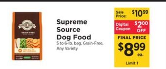 ShopRite Dog food offer