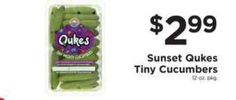 ShopRite Qukes tiny cucumbers offer