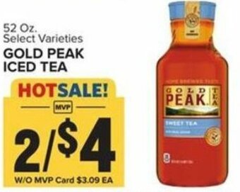 Food Lion Gold Peak Iced Tea 52 oz offer