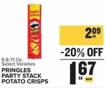 Food Lion Pringles Party Stacks Potato Crisps offer