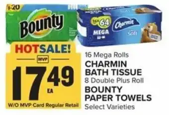 Food Lion Charmin Bath Tissue, Bounty Paper Towels offer