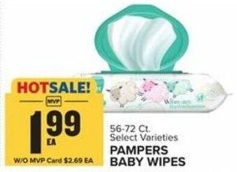 Food Lion Pampers Baby Wipes offer