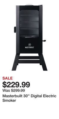 Cabela's Masterbuilt 30'' digital electric smoker offer