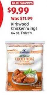 Aldi Kirkwood Chicken Wings 64 oz. Frozen offer