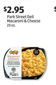 Aldi Park Street Deli Macaroni & Cheese 20 oz. offer