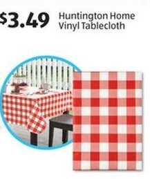Aldi Huntington Home Vinyl Tablecloth offer