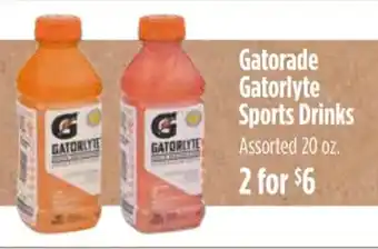 Harmons Gatorade Gatorlyte Sports Drinks offer