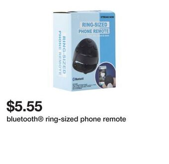 Five Below Bluetooth® ring-sized phone remote offer