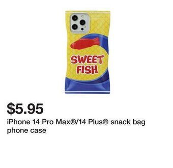 Five Below Iphone 14 pro max®/14 plus® snack bag phone case offer