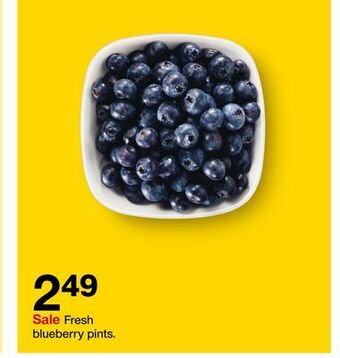 Target Fresh blueberry pints offer