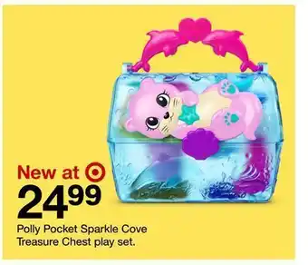 Target Polly pocket sparkle cove treasure chest play set offer