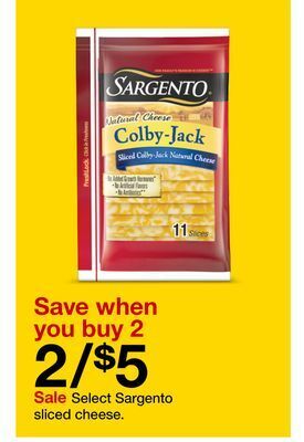 Target Select sargento sliced cheese offer
