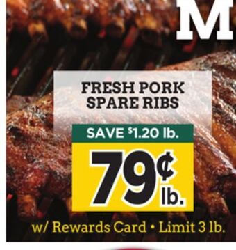 Dearborn Market Fresh pork spare ribs offer