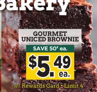 Dearborn Market Gourmet uniced brownie offer