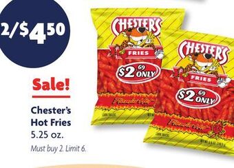 Family Dollar Chester's hot fries offer