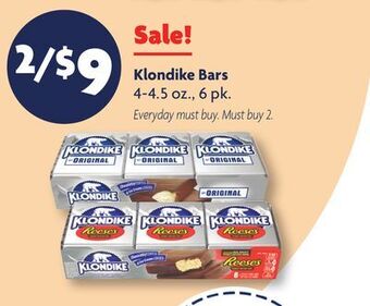 Family Dollar Klondike bars offer