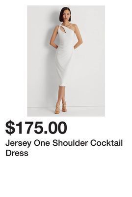 Belk Jersey one shoulder cocktail dress offer