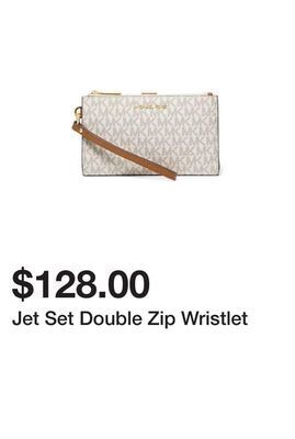 Belk Jet set double zip wristlet offer