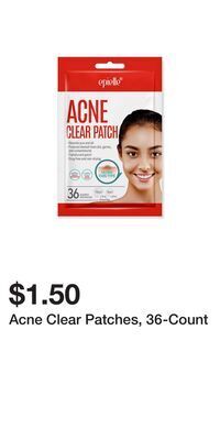 Big Lots Acne clear patches, 36-count offer