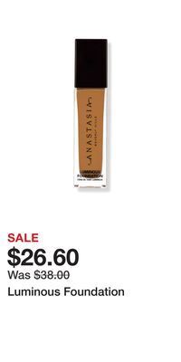 Ulta Beauty Luminous foundation offer