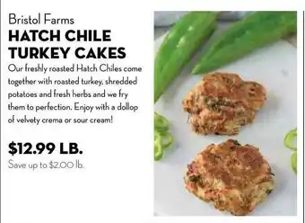 Bristol Farms Bristol Farms Hatch Chile Turkey Cakes offer