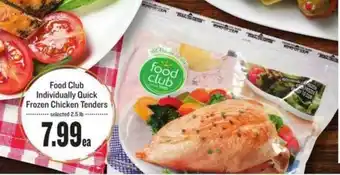 Lowes Foods Food Club Individually Quick Frozen Chicken Tenders offer