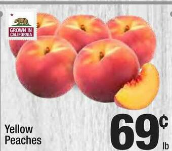 Super King Markets Yellow Peaches offer