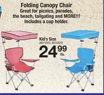 Ace Hardware Folding Canopy Chair Kid's Size offer