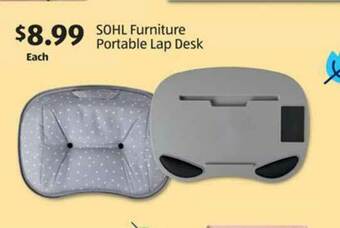 Aldi Sohl Furniture Portable Lap Desk offer