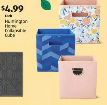 Aldi Huntington Home Collapsible Cube offer