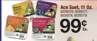 Ace Hardware Ace Suet 11 Oz offer