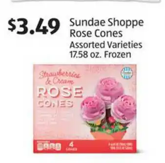 Aldi Sundae Shoppe Rose Cones offer
