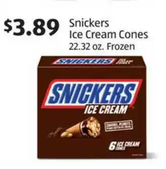 Aldi Snickers Ice Cream Cones offer