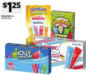 Dollar General Freezer bars offer