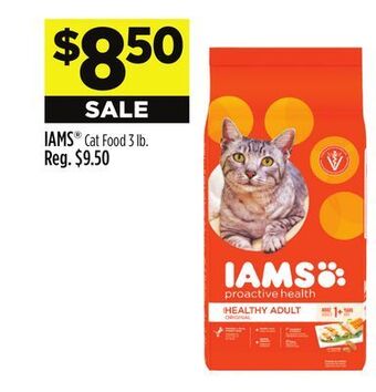 Dollar General Iams® cat food offer