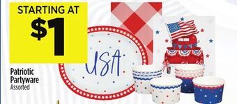 Dollar General Patriotic partyware offer